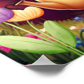 かわいいバニー・キッズ ポスター (角)