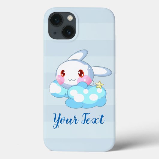 かわいいバニー、クラウド&スターカスタム Case-Mate iPhoneケース (裏面)