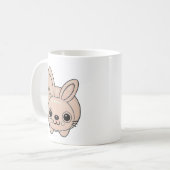 かわいいバニー コーヒーマグカップ (正面左)