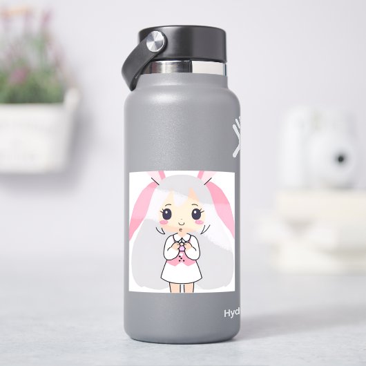 かわいいバニー シール (HydroFlask)