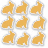 かわいいバニー シール (正面)