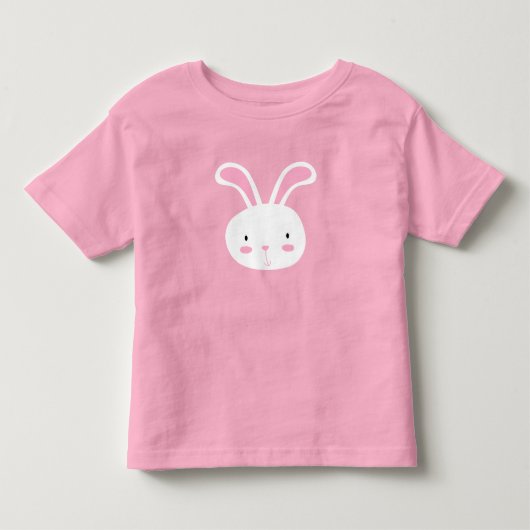 かわいいバニー トドラーTシャツ (正面)