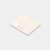 かわいいバニー |パーソナライズされた投稿メモ ポストイット (アングル)