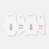 かわいいバニー フェイバーボックス (折り畳みなし)