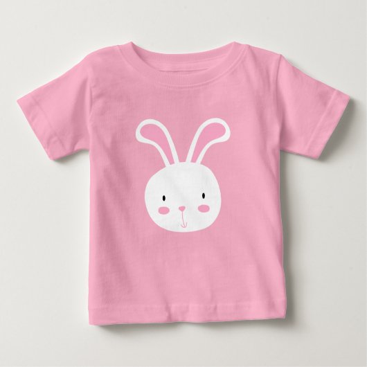 かわいいバニー ベビーTシャツ (正面)