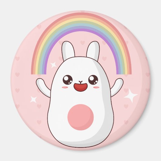 かわいいバニー マグネット (正面)