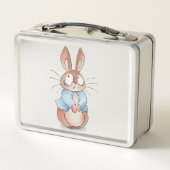 かわいいバニー メタルランチボックス (裏面)