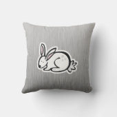 かわいいバニー; メタ一見 クッション (裏面)