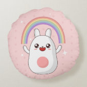 かわいいバニー ラウンドクッション (裏面)
