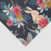 かわいいバニー&リスのクリスマスティッシュペーパー 薄葉紙 (詳細)