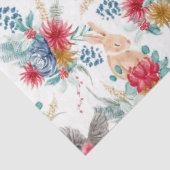 かわいいバニー&リスのクリスマスティッシュペーパー 薄葉紙 (詳細)