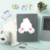 かわいいバニー、リトルバニー、ホワイトバニー、バニーテール シール (iPadカバー)