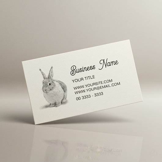 かわいいバニー 名刺