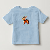 かわいいバニーTシャツ トドラーTシャツ (正面)