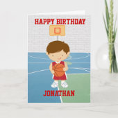 かわいいバパーソナライズされたスケット誕生日 カード (正面)