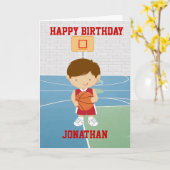 かわいいバパーソナライズされたスケット誕生日 カード (黄色い花)