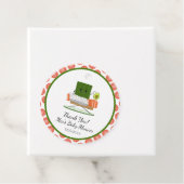 かわいいバビシャワー寿司とサーモン転がテーマ フェイバータグ (インサイチュ)