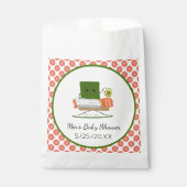 かわいいバビシャワー寿司とサーモン転がテーマ フェイバーバッグ (正面)