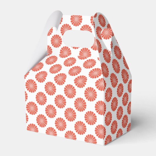 かわいいバビシャワー寿司とサーモン転がテーマ フェイバーボックス (裏面サイド)