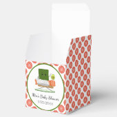 かわいいバビシャワー寿司とサーモン転がテーマ フェイバーボックス (オープン)