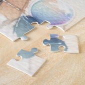 かわいいバブリー子猫バスタイム ジグソーパズル (側面)