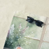 かわいいバブリー子猫バスタイム ビーチタオル (インサイチュ)