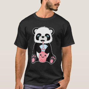 かわいいバブルティーパンダラバーズボおもしろいバ Tシャツ