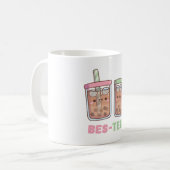 かわいいバブルティーベステーズ コーヒーマグカップ (正面左)