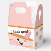 かわいいバブルティーボバパーティー フェイバーボックス (オープン)