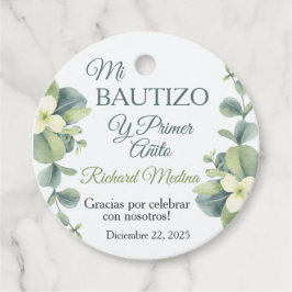 かわいいバプテスマと最初の誕生日グリーン離れ フェイバータグ