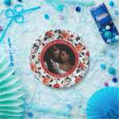 かわいいバラの緑のプレートシンプルのための結婚S ペーパープレート (パーティー)