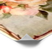 かわいいバラへようこそ ポスター (角)