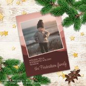 かわいいバラ色の珊瑚ピンクの抽象的な季節の挨拶 シーズンカード