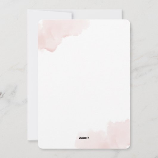 かわいいバラ金ゴールドイースターバニー耳キッズフォト シーズンカード (裏面)