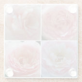 かわいいバラ ガラスコースター (裏面)