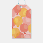 かわいいバルーンありがとうメッセージカード ギフトタグ (裏面)