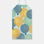 かわいいバルーンありがとうメッセージカード ギフトタグ (裏面)