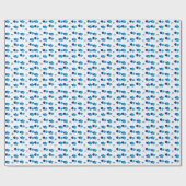 かわいいバルーンハートベビーシャワー誕生日 ラッピングペーパー (フラット)