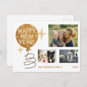 かわいいバルーン3枚の写真はがき ポストカード (正面/裏面)