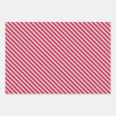 かわいいバルーン – ピンク&赤キッズ1st誕生日 ラッピングペーパーシート (正面3)