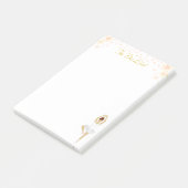 かわいいバレエダンサー in 白 & 花 To Do リスト ポストイット (アングル)