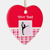 かわいいバレエ セラミックオーナメント (右)