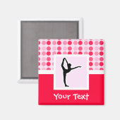 かわいいバレエ マグネット (正面/裏面)