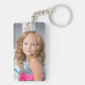 かわいいバレリナパーソナライズされたシューズ名トレンディー キーホルダー (裏面)