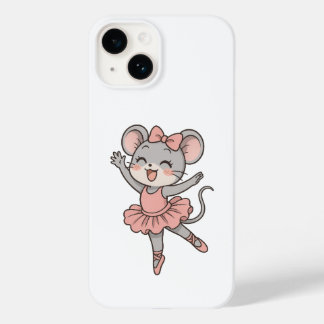 かわいいバレリナマウスフォンケースマンガスタイルチャーム Case-Mate iPhone 14ケース