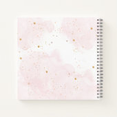 かわいいバレリーナのバレエの子供のダンスと回転 ノートブック (裏面)