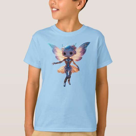 かわいいバレリーナダンシングロボットピクシー Tシャツ (正面)