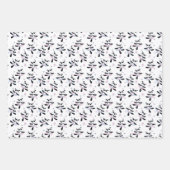 かわいいバレリーナパンダがバレエダンスを支える ラッピングペーパーシート (正面)