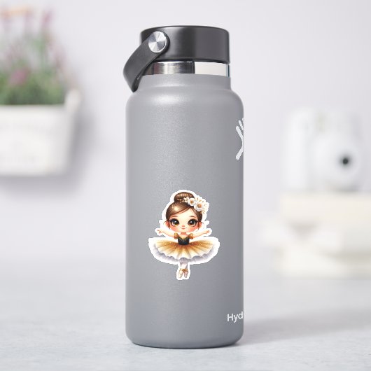 かわいいバレリーナ シール (HydroFlask)