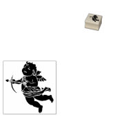 かわいいバレンタインのキュピッドスタンプ ラバースタンプ (押印)